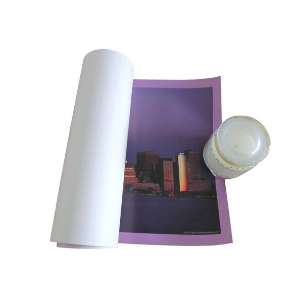 New York Twin Towers Panoramic Art Print Poster - Picture 6 of 12